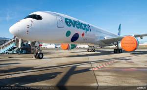 Despega el nuevo avión de Evelop, el más moderno del mercado