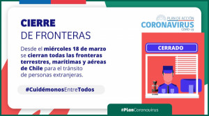 Perú y Chile se suman al cierre de fronteras