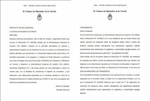 Diputados argentinos preocupados por la sostenibilidad de las low cost