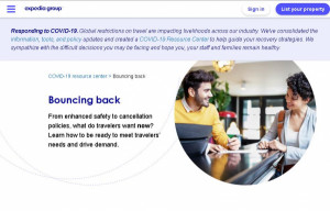 Expedia destina 250 M € para ayudar a sus socios en la recuperación