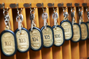 Historia de la llave de hotel