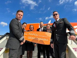 La aerolínea EasyJet estrena su nueva conexión entre Gran Canaria y Nápoles