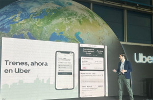 Uber se abre paso en la intermodalidad con la venta de billetes de tren