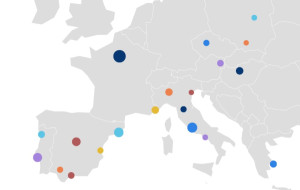 Las 20 ciudades europeas con más pernoctaciones en pisos turísticos