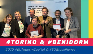 Benidorm, premio al destino europeo Pionero Verde del Turismo Inteligente