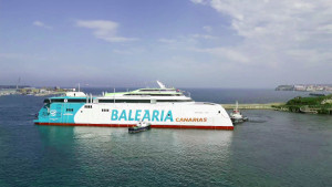 Baleària invierte 128 M € en su tercer catamarán a gas natural